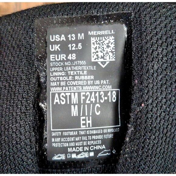 Merrell Moab 2 Tactical Response Boot Safety‎ Toe Waterproof Military Men Sz 13 main image 8